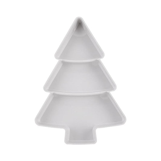 Festive Christmas Tree Fruit Plate for Holiday Parties