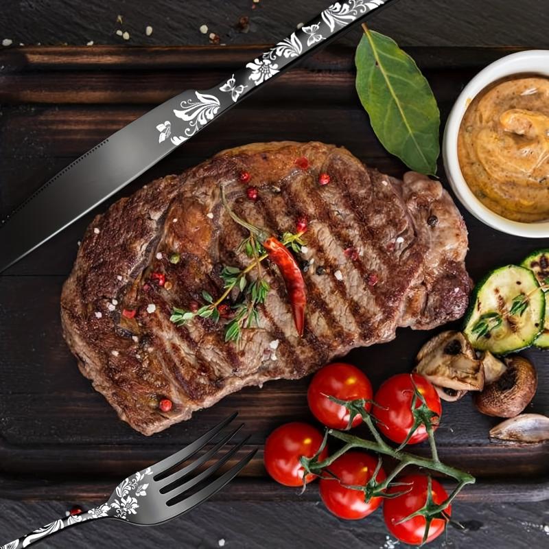 20PCS Christmas Stainless Steel Cutlery Set with Steak Fork