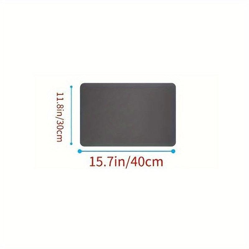 Dark Gray Dish Drying Mat Absorbent Non Slip Mat