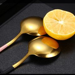 4pcs Stainless Steel Cutlery Set with Travel Case Spoon Fork Chopsticks