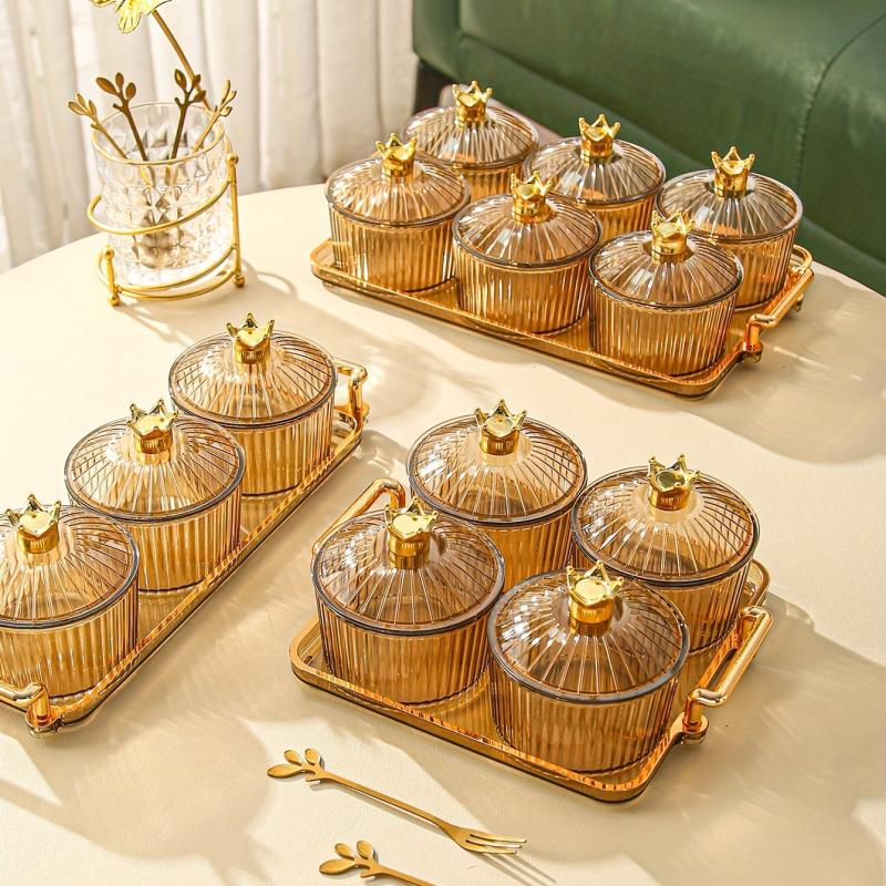 Chip And Dip Serving Set With Tray Snack Candy Platter