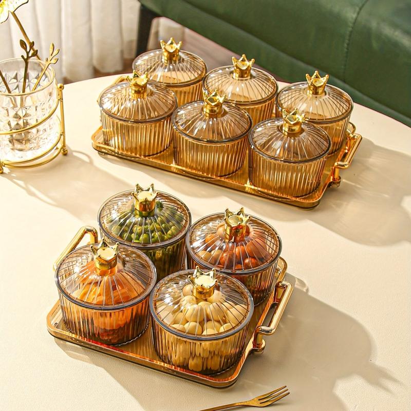 Chip And Dip Serving Set With Tray Snack Candy Platter