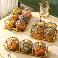 Chip And Dip Serving Set With Tray Snack Candy Platter