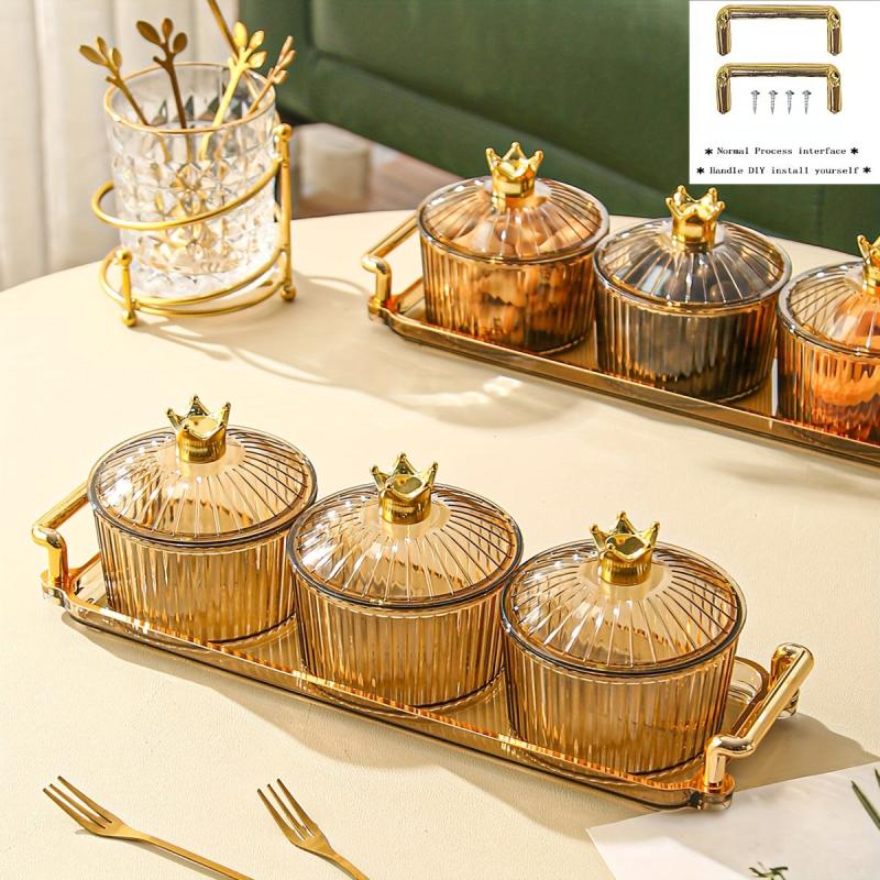 Chip And Dip Serving Set With Tray Snack Candy Platter