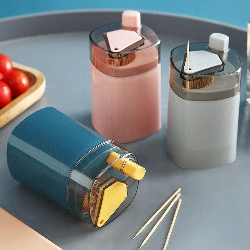 Automatic Toothpick Dispenser Bird Home Table Decoration