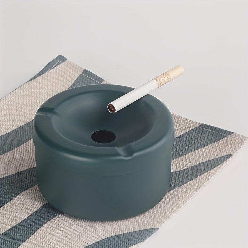 Stainless Steel Windproof Ashtray for Outdoor Smoking