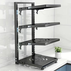 Adjustable Pot & Pan Organizer Rack for Cabinet Storage