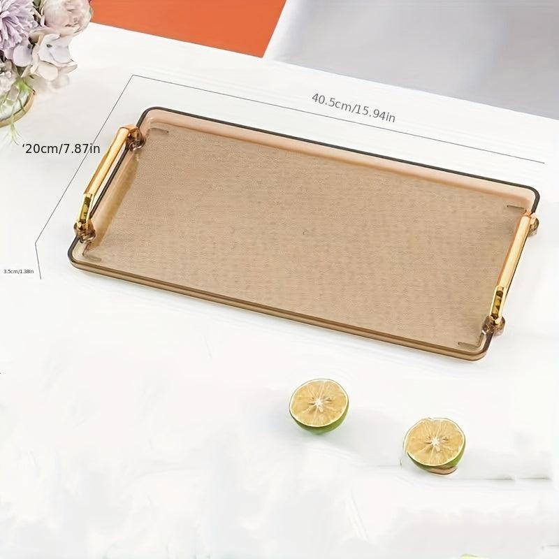 Acrylic Tea Tray Scratch Resistant Lightweight