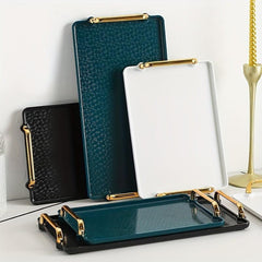 Acrylic Tea Tray Scratch Resistant Lightweight