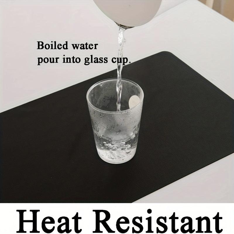 4pcs High-end Leather Placemat European Style Table Mat