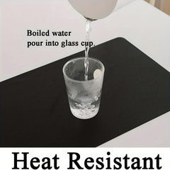 4pcs High-end Leather Placemat European Style Table Mat