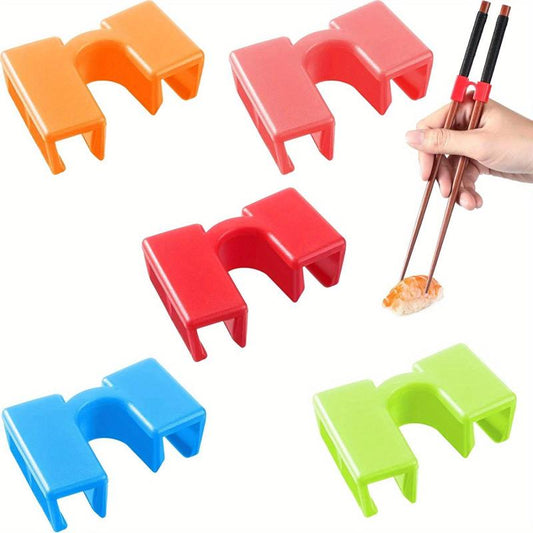 5Pcs Reusable Chopsticks Helpers Training Chopstick Hinges Connector