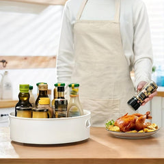 Rotating Kitchen Spice Rack with Convenient Countertop Storage