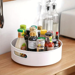 Rotating Kitchen Spice Rack with Convenient Countertop Storage