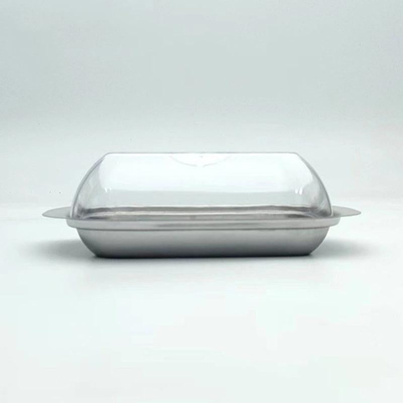 Stainless Steel Butter Dish and Cheese Box with Lid