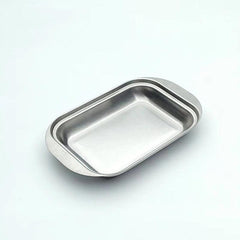 Stainless Steel Butter Dish and Cheese Box with Lid