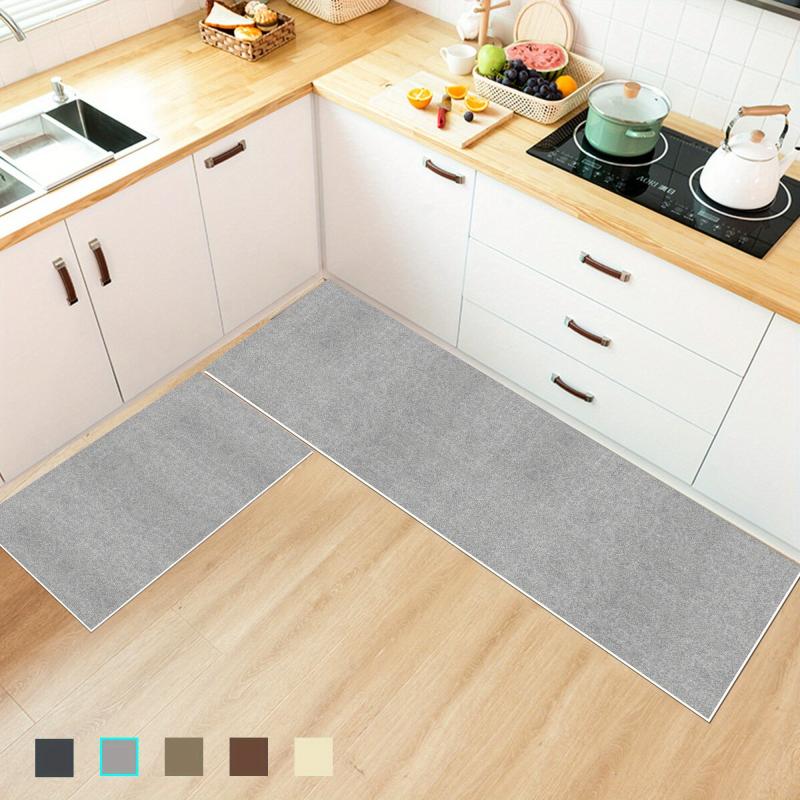 Modern Solid Floor Mat Soft Non-slip Water-absorbent Stain-resistant Area Mat