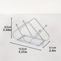 Nordic Vertical Iron Paper Towel Rack Stylish Desktop Paper Towel Holder