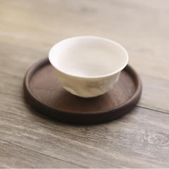 2pcs Wooden Coaster Set for Tea & Coffee, Heat Insulation Mats