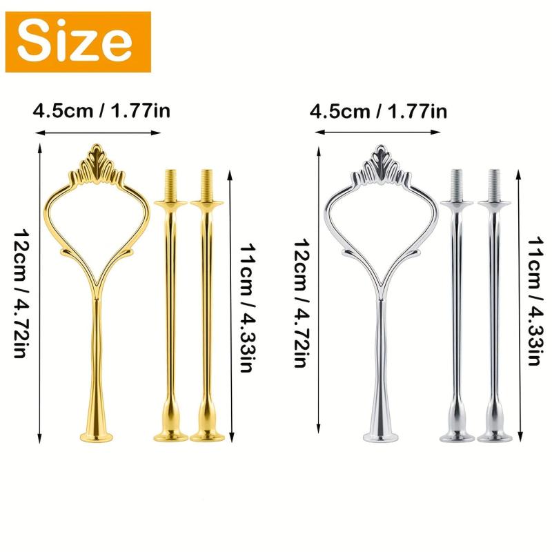 Cake Stand Accessories Hardware Holder 3 Tier Cake Stand Mold Crown Resin Crafts