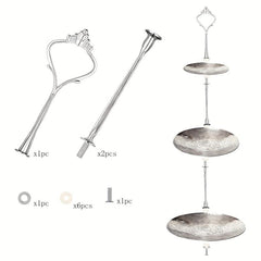 Cake Stand Accessories Hardware Holder 3 Tier Cake Stand Mold Crown Resin Crafts