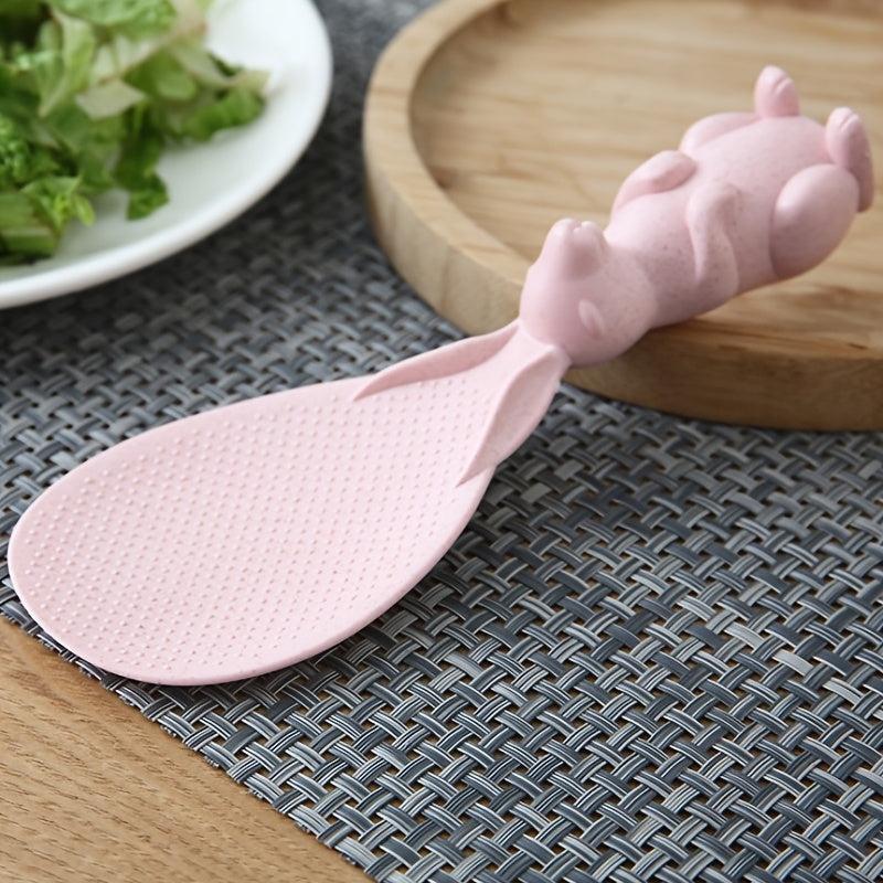 Rabbit Rice Spoon Standable Non-stick Rice Serving Spoon