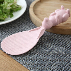Rabbit Rice Spoon Standable Non-stick Rice Serving Spoon