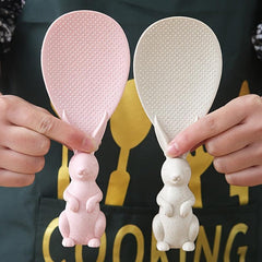 Rabbit Rice Spoon Standable Non-stick Rice Serving Spoon