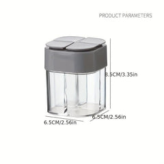 4in1 Seasoning Bottle Spice Shakers MSG Salt Pepper Storage