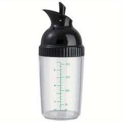 Leak Proof Salad Dressing Shaker Glass Jar Lid Essential Kitchen