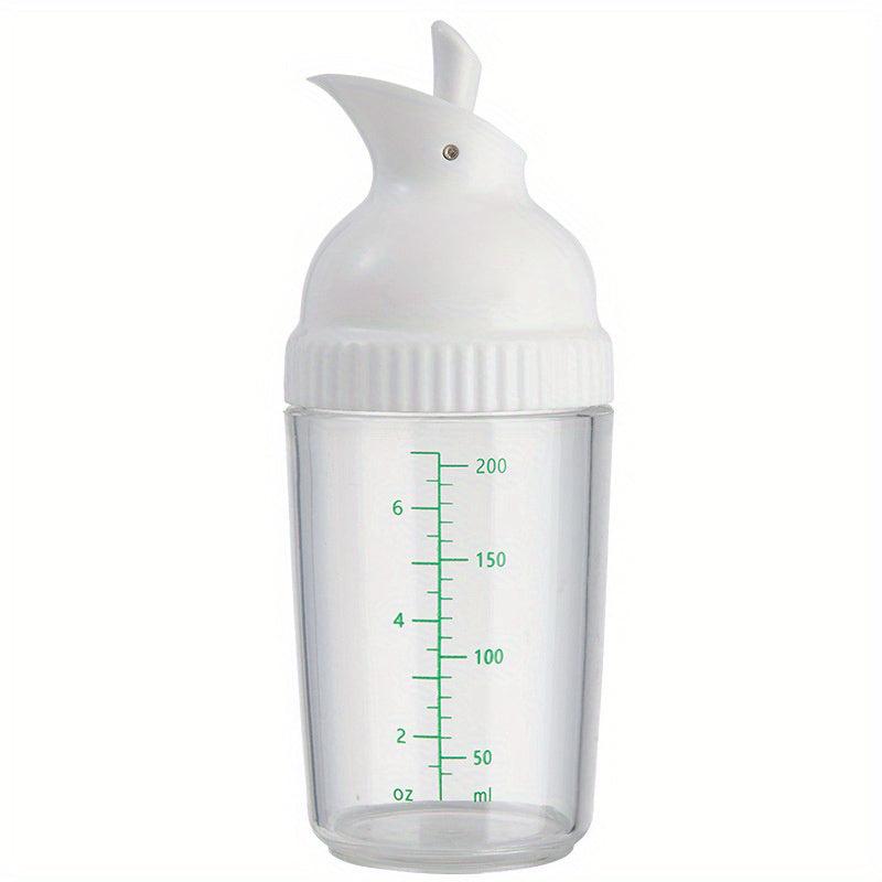 Leak Proof Salad Dressing Shaker Glass Jar Lid Essential Kitchen