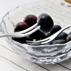 Stainless Steel Fruit Picks Salad Forks Reusable Multifunctional Forks