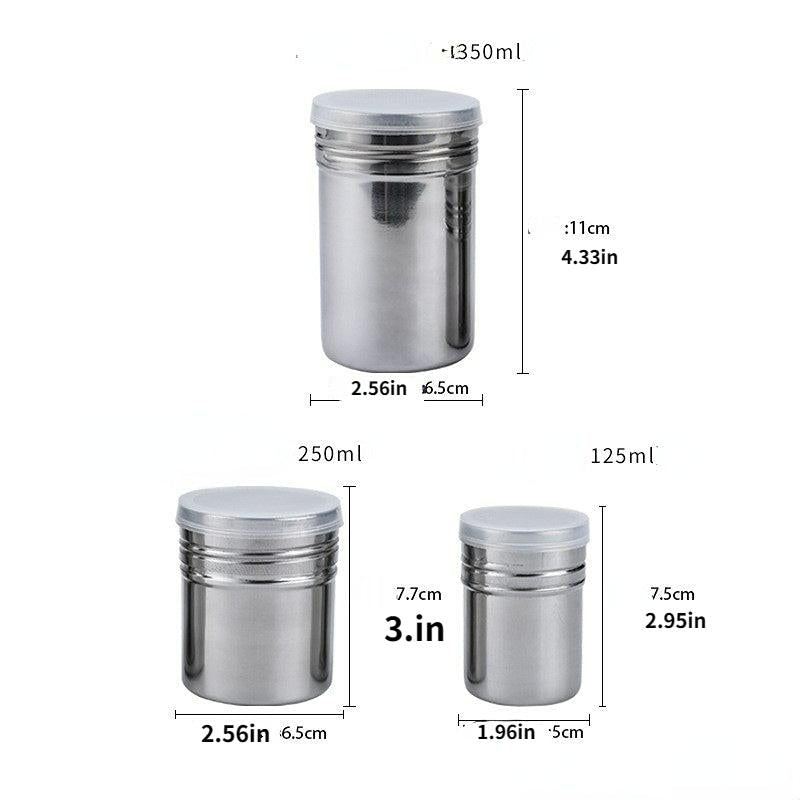 Seasoning Bottle Kitchen Spice Shakers Stainless Steel Seasoning Jar