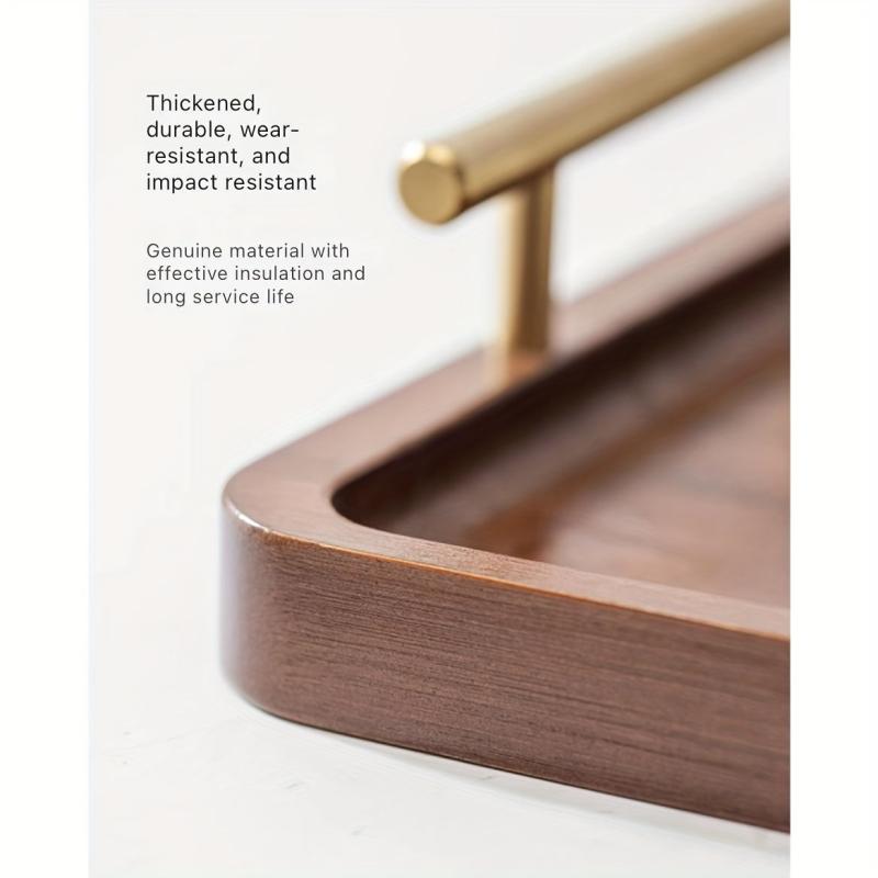Wood Serving Tray for Food Snacks Drinks Sushi Pizza Desserts Cakes
