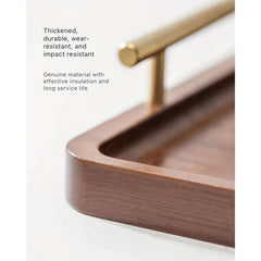 Wood Serving Tray for Food Snacks Drinks Sushi Pizza Desserts Cakes