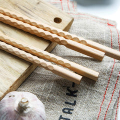 Japanese Beech Tortoise Shell Chopsticks for Adults