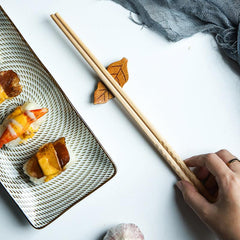 Japanese Beech Tortoise Shell Chopsticks for Adults