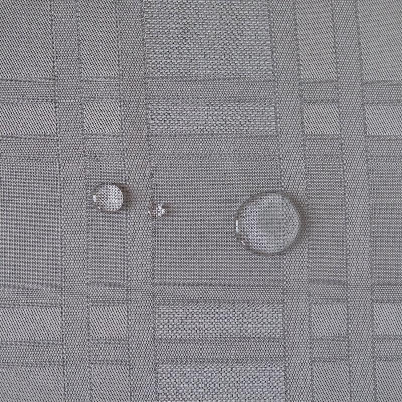 Natalie Gray Polyester Rectangle Tablecloth Wrinkle Resistant