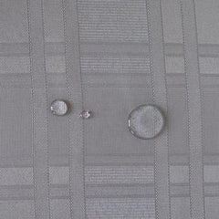 Natalie Gray Polyester Rectangle Tablecloth Wrinkle Resistant
