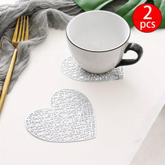 Heart Coasters and Table Mats for Weddings and Home Decor