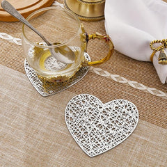 Heart Coasters and Table Mats for Weddings and Home Decor