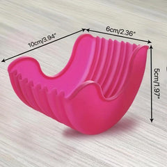 4pcs Silicone Retractable Burger Holder Anti-fall & Reusable Box