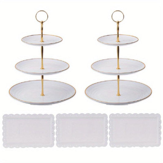 5 Pcs Cake Stand Set Cupcake Stand Set Dessert Table Display Set