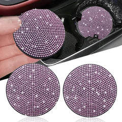 Bling Car Cup Holder Coaster Anti Slip & Shockproof