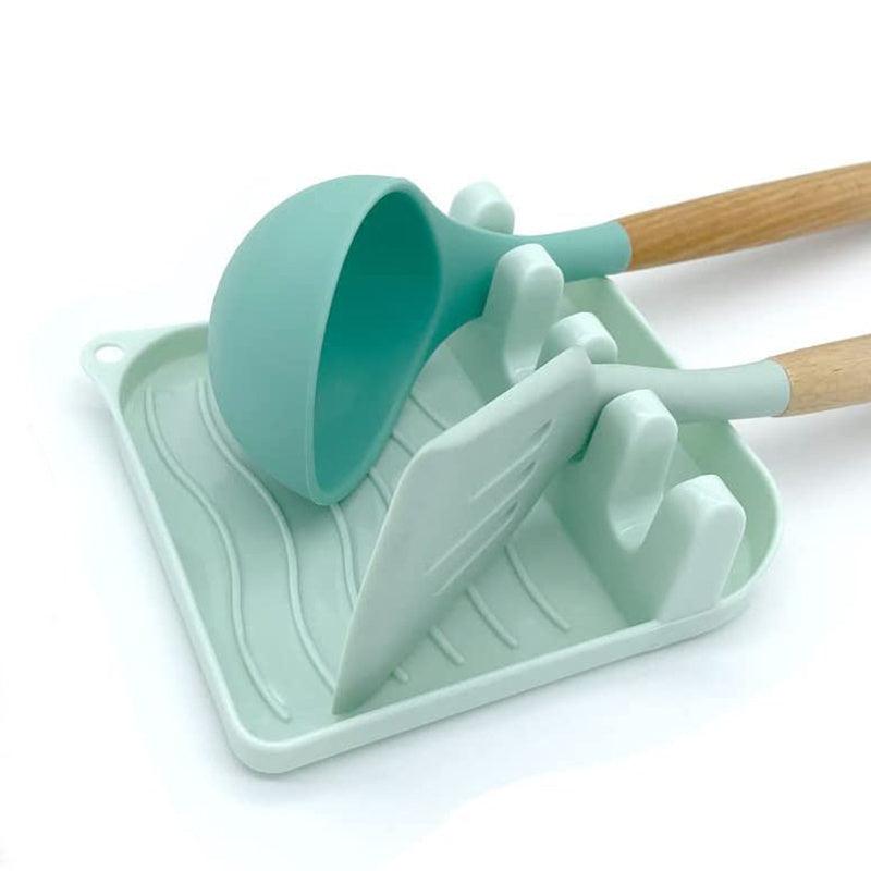 Heat Resistant Spoon Rest Drip Pad for Utensils Kitchen Grill