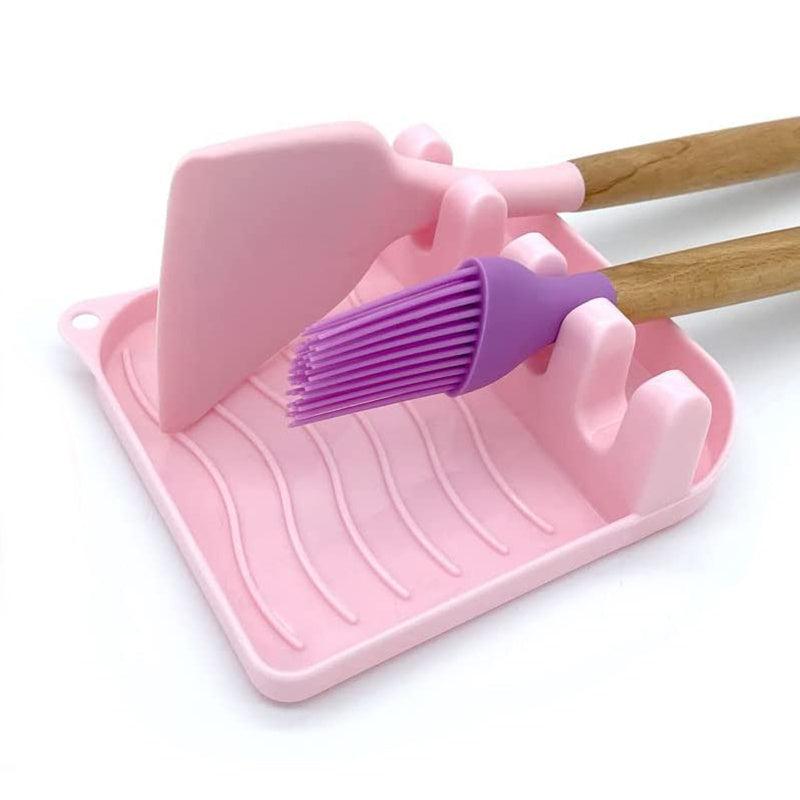 Heat Resistant Spoon Rest Drip Pad for Utensils Kitchen Grill
