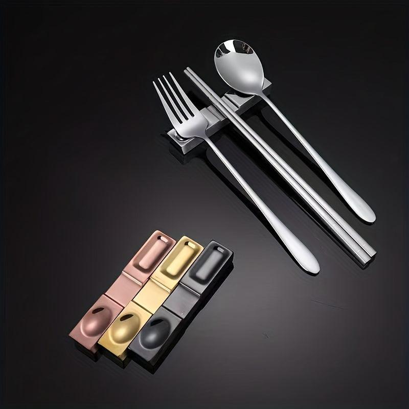 Stainless Steel Chopstick Holder Spoon Fork Stand