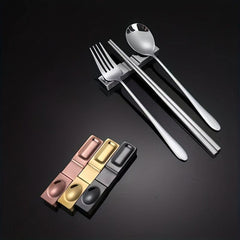Stainless Steel Chopstick Holder Spoon Fork Stand