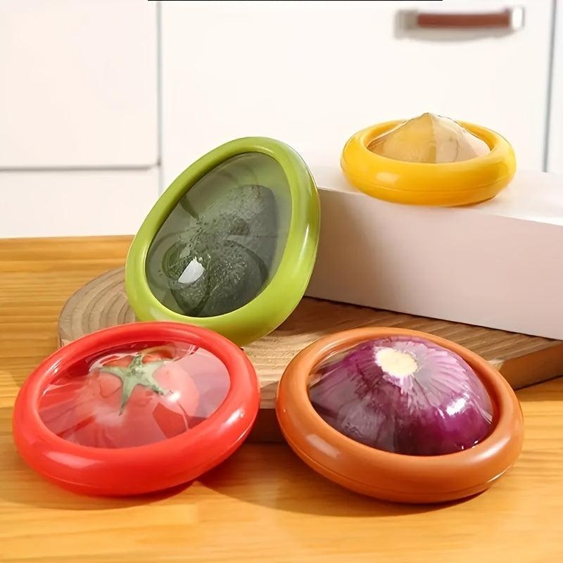 1pc Vegetable Storage Container Onion Avocado Lemon Holder for Fridge