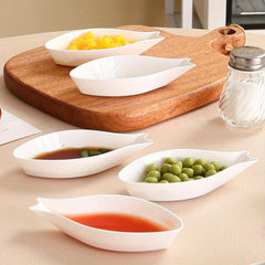 10PCS Plastic Saucers Tomato Sauce Dishes Kitchen Supplies